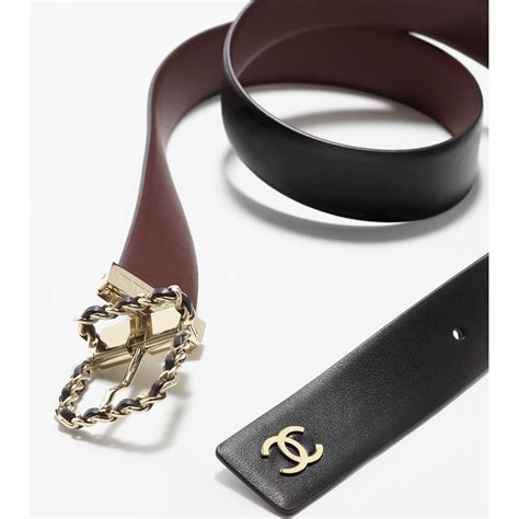 chanel belt calfskin & gold-tone metal online